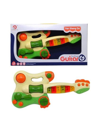 Музична іграшка Гітара Fan Wingda для дітей з підсвічуванням та брязкальцем. ProDobro (367097870)