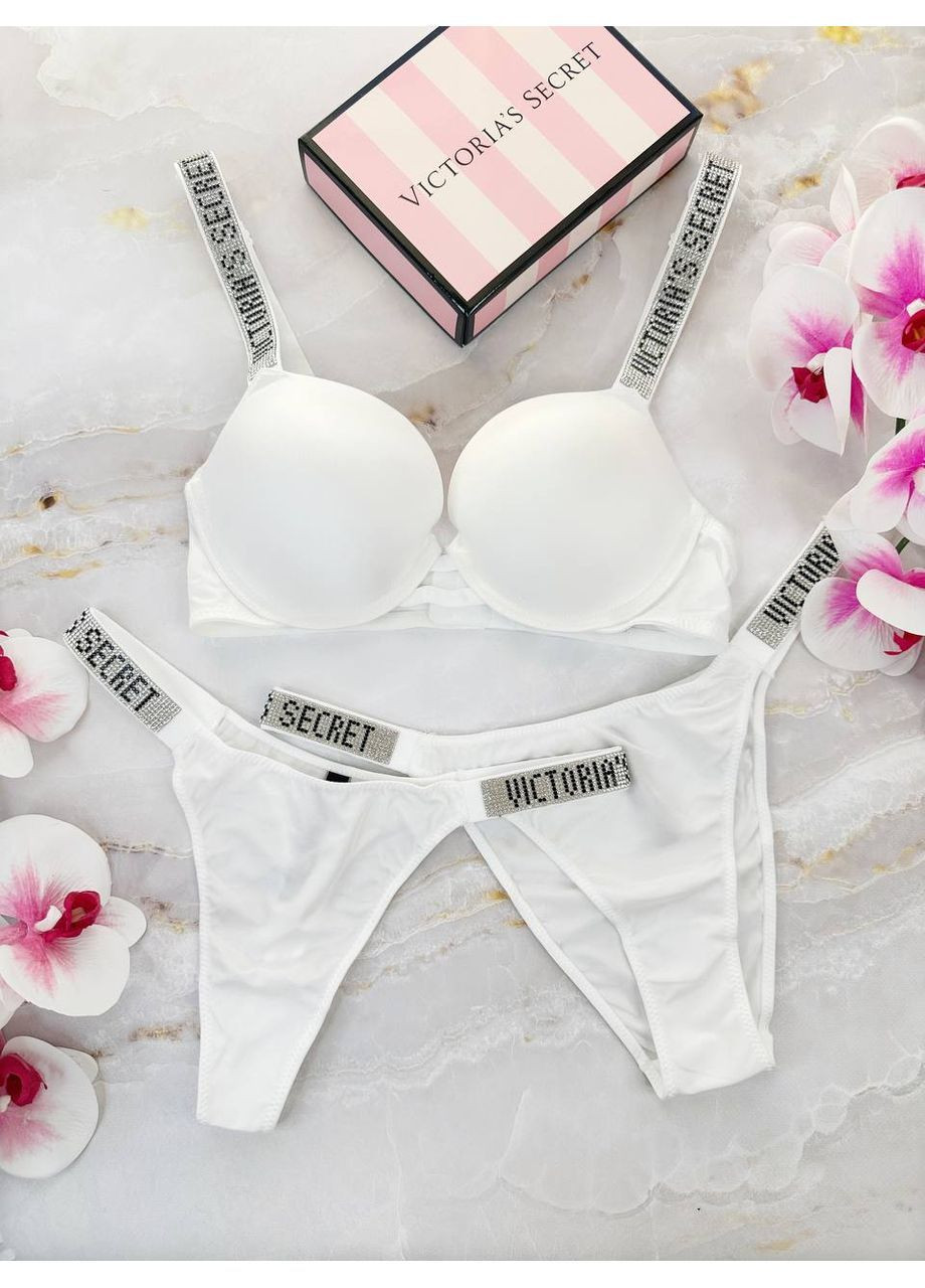 Білий жіночий комплект білизни No Brand