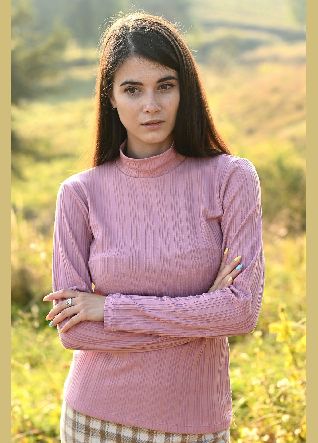 Жіноча водолазка з тонкого трикотажу (ll60270011) LadyLike (333341542)