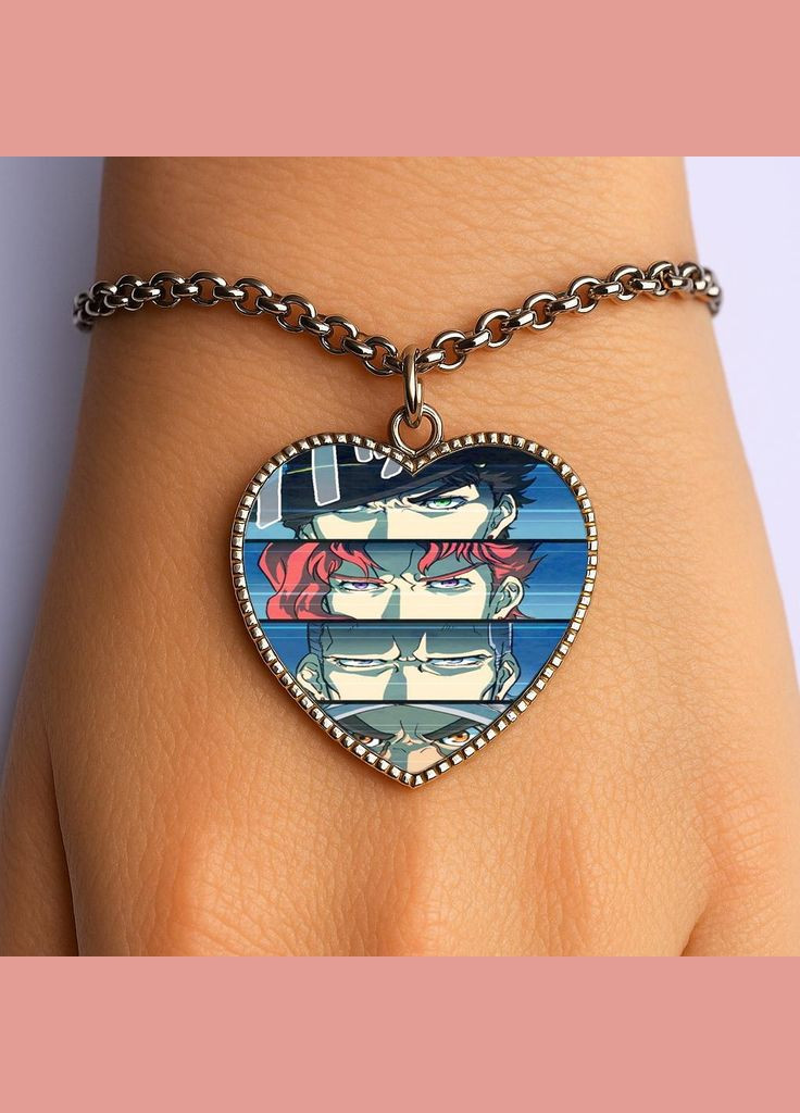 Браслет Аніме Неймовірні пригоди ДжоДжо #009 (серце) No Brand (329330811)