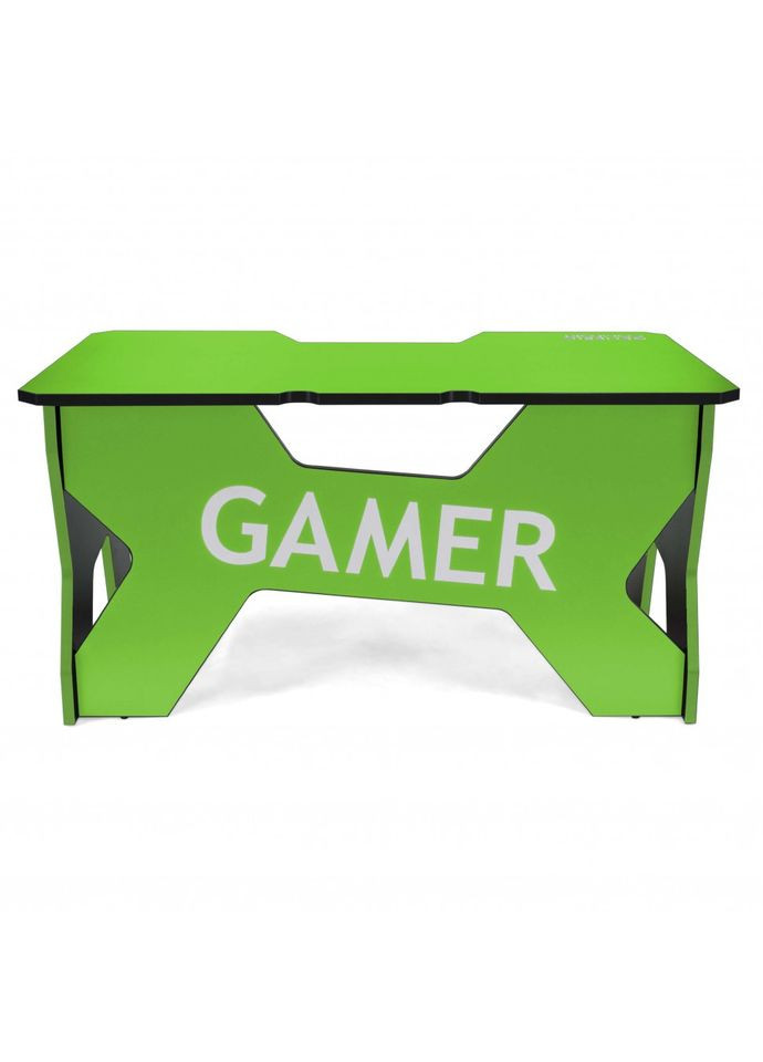 Компьютерный стол Геймерский стол ХGamer 819 ЛДСП 150 см на 90 см зеленый черный No Brand (353497942)