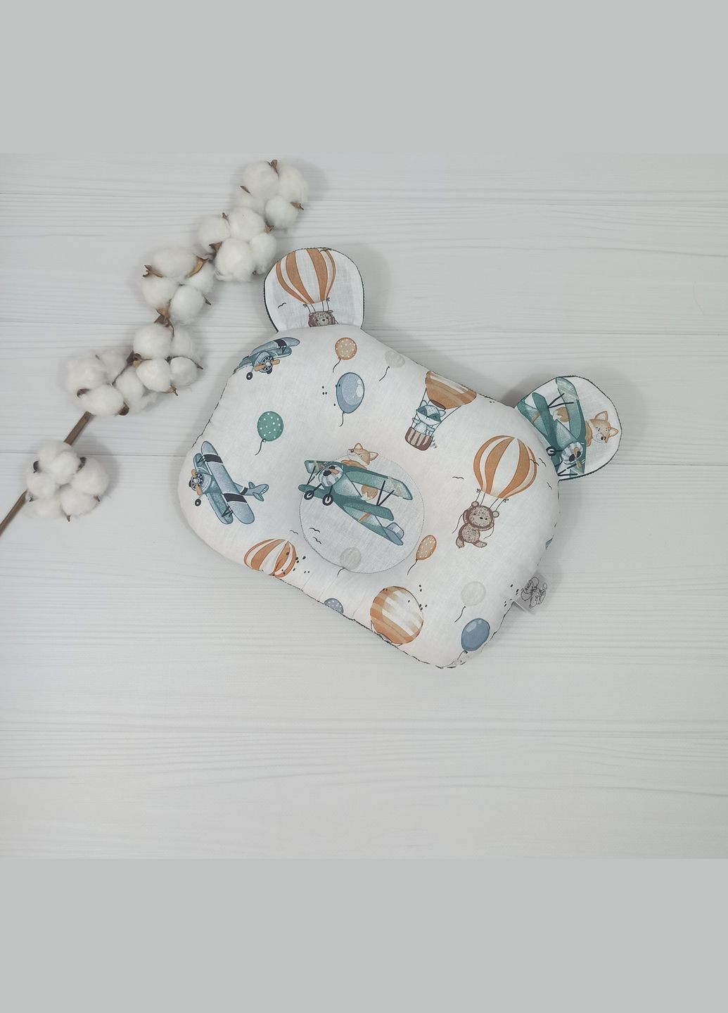 Подушка дитяча ортопедична a.l.babybox Потяг 24x32 No Brand (315488294)