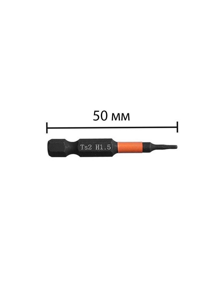 Біта з шестигранником 2.0мм для викруток та шуруповертів 1/4 (магнітна біта 50мм) No Brand (359404587)