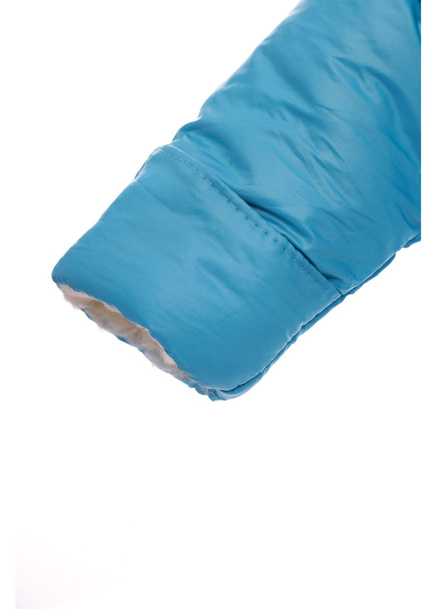 Чоловічок на хутрі для хлопчика без логотипу блакитний 74 см (51185) BABYKROHA (297197496)