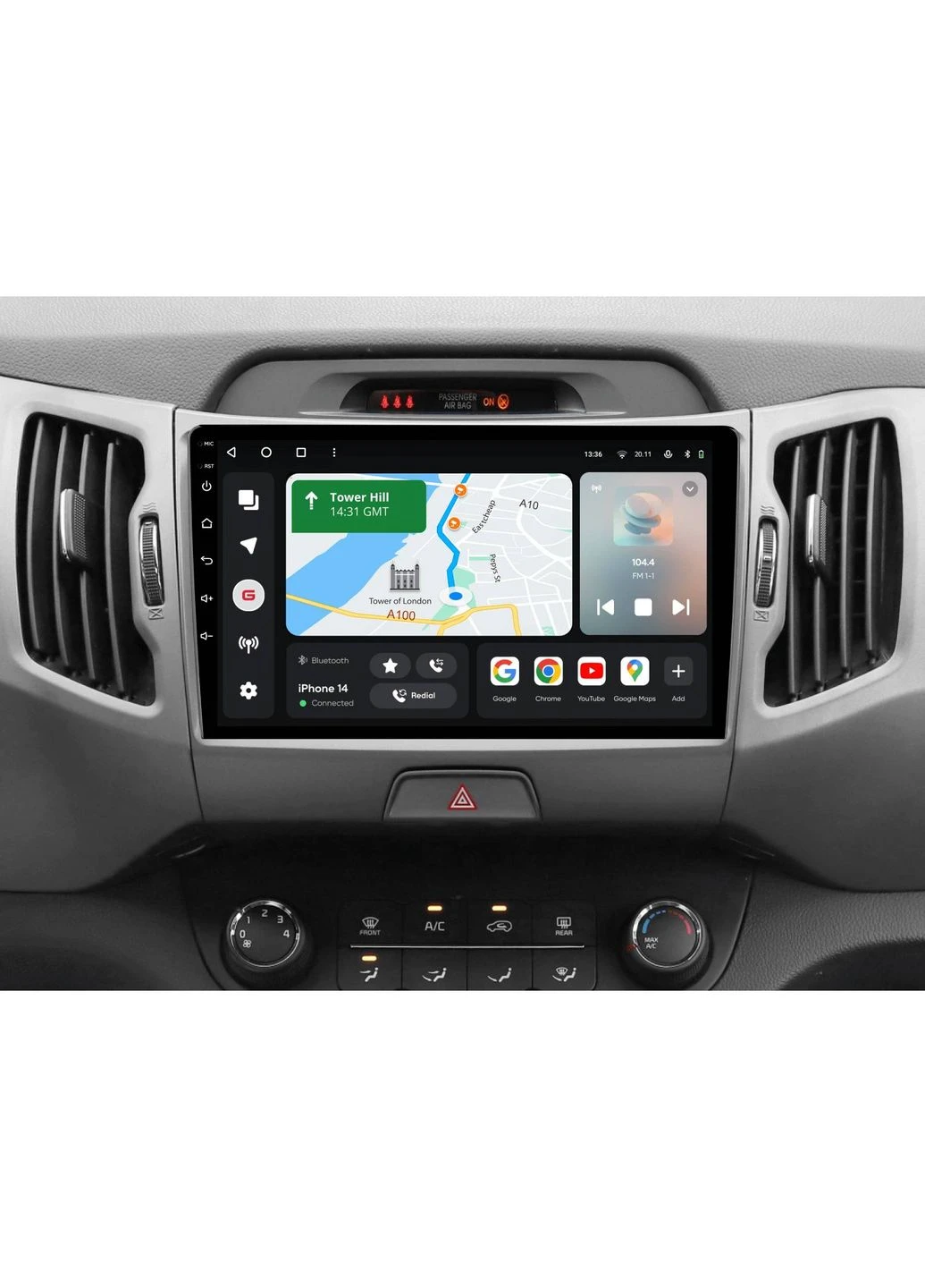 Автомагнитола T6009-SL/E PRO MAX для Kia Sportage 3 (SL) 2010-2016 (40741) Gazer (323104505)