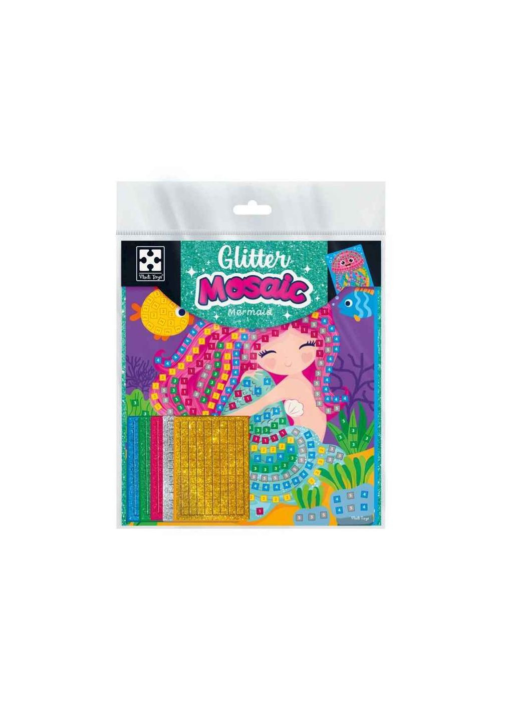 Набор для творчества с блестящей мозаикой «Русалочка и Медуза» VT4511-13 Vladi toys (366546439)