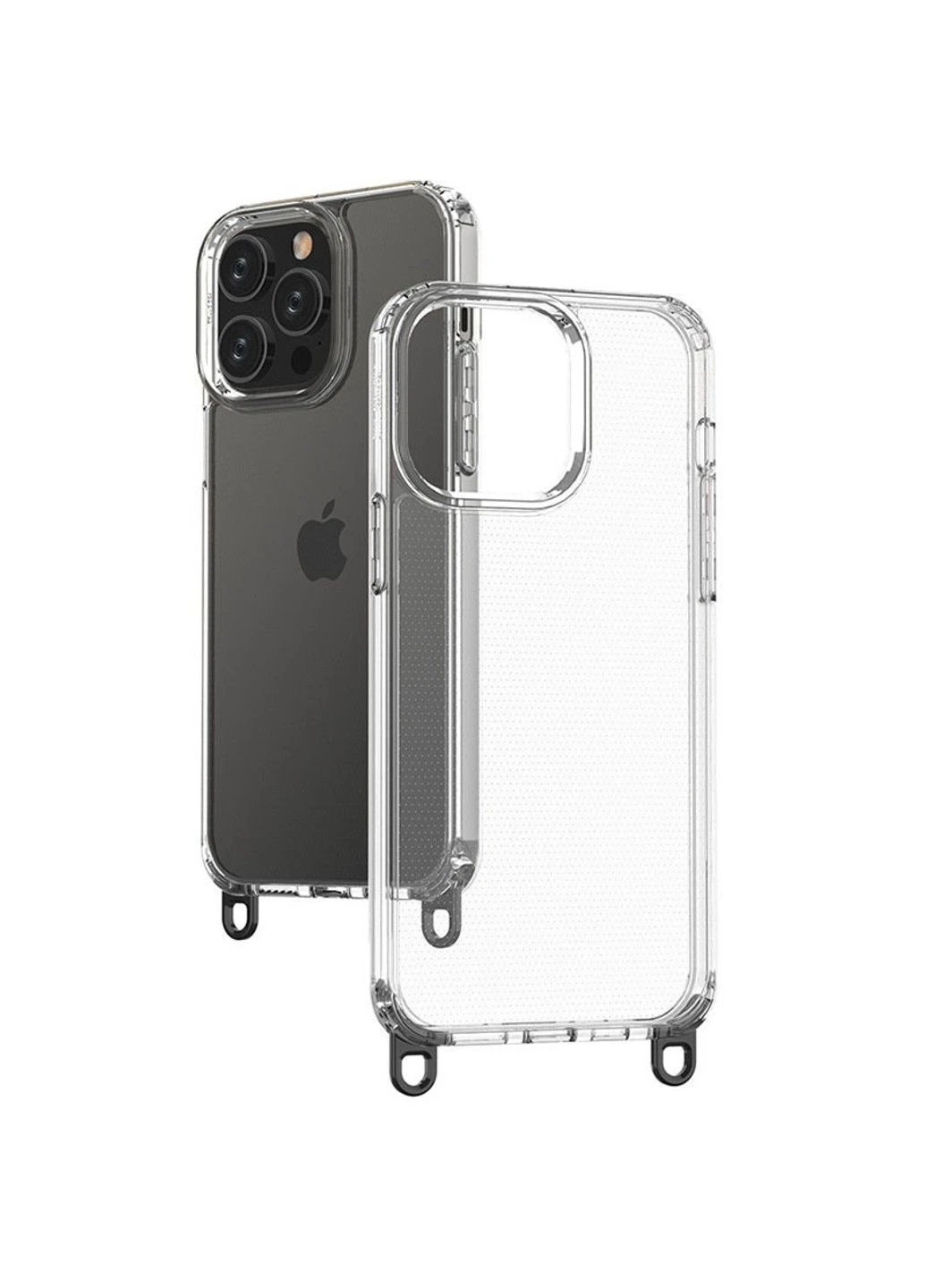 Чехол TPU Transparent with Straps для Apple iPhone 14 Pro Max (6.7") Epik (390131577)