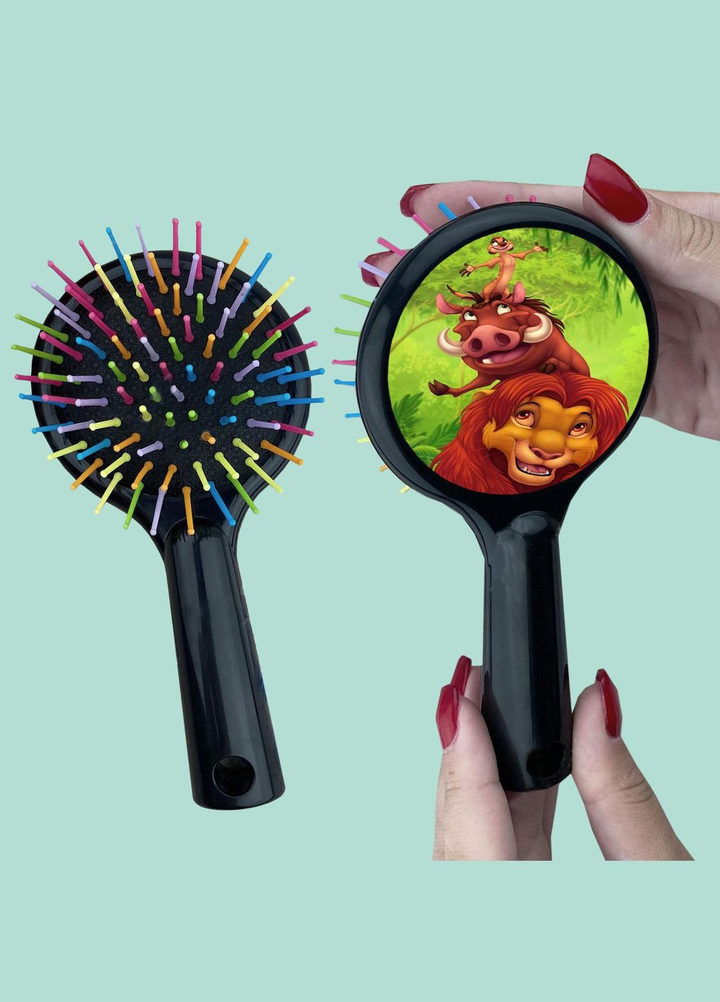 Дитячий Гребінець для волосся #0138 Чорний No Brand (315046082)