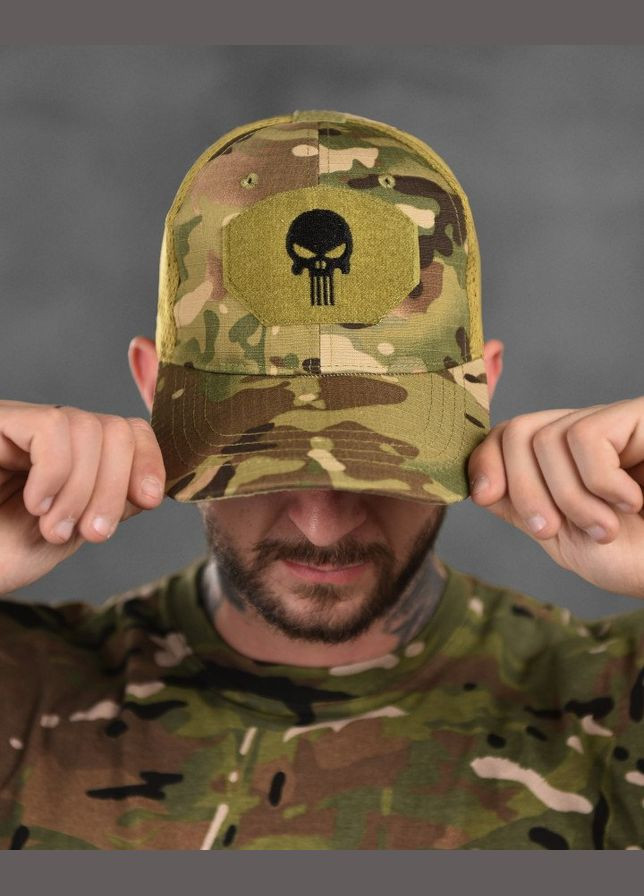 Тактична кепка Каратель мультикам койот No Brand (300584481)