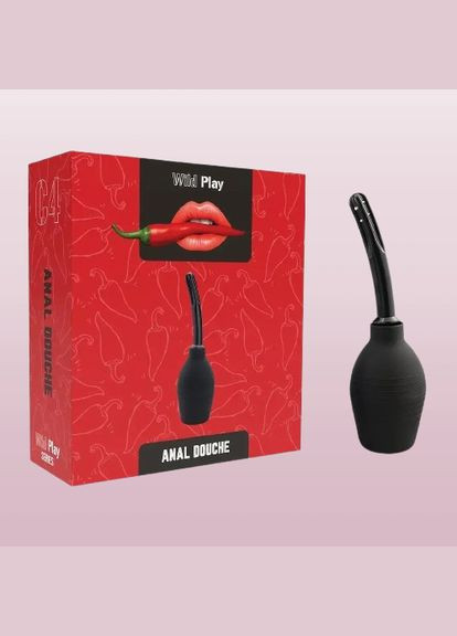 Груша для анального інтим душу клізма розмір XL 310 мл чорний No Brand (341309814)