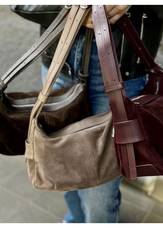 Сумка крос-боді жіноча шкіряна середня темно-бежева 1820 207-4222 ARTiS Bags Сумка (362264201)