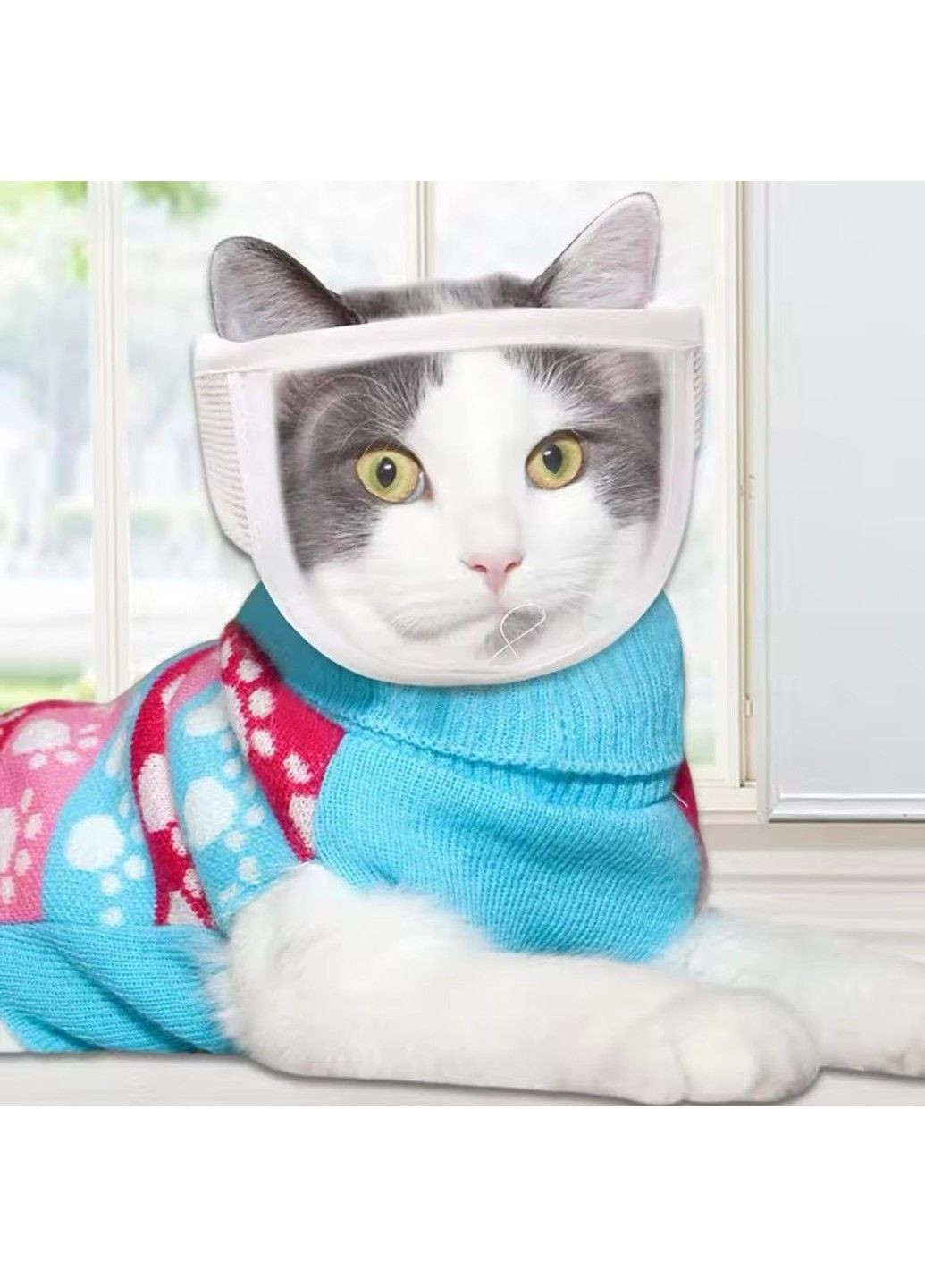 Відновний комір — прозорий конус Маска Розмір М 20-25 см. Xtep (320953348)