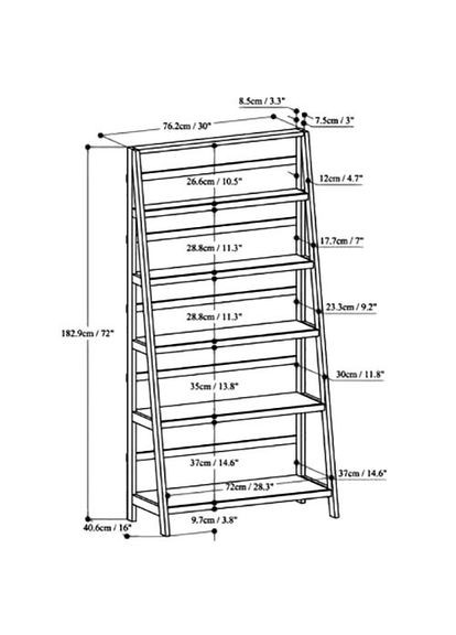 Стелаж кухонний з дерева Рігбіл венге (СТА-013212) No Brand (327845386)