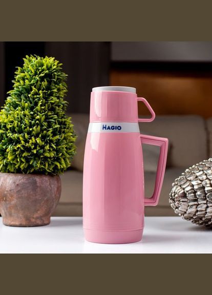 Термос MG-1051P со стеклянной колбой, Термос для питьевой воды, термос для дома. Цвет: Magio (364664690)