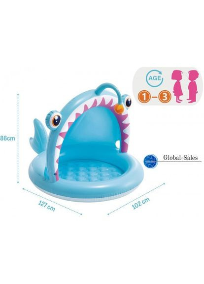 58419 (127 x 102 x 86 см) Надувний дитячий басейн "Которіг" Intex (342122213)