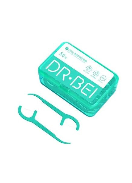 Нитка зубна Xiaomi Doctor Bei Cleaning Dental Flosser Green (50 шт.) Dr.Bei (279554366)