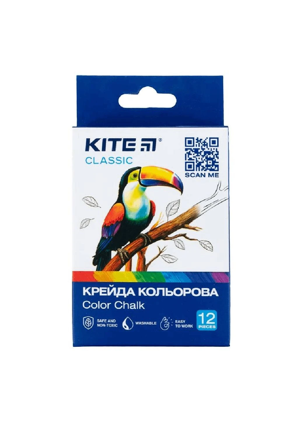Мел цветной 12 шт. Classic 4063276186218 K-075 67636 Kite (300148899)
