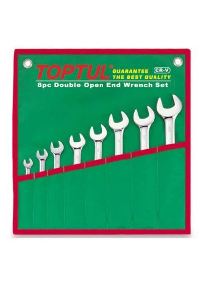 Набор комбинированных ключей 8 шт. 10-19 (GAAA0804) TOPTUL (396888788)