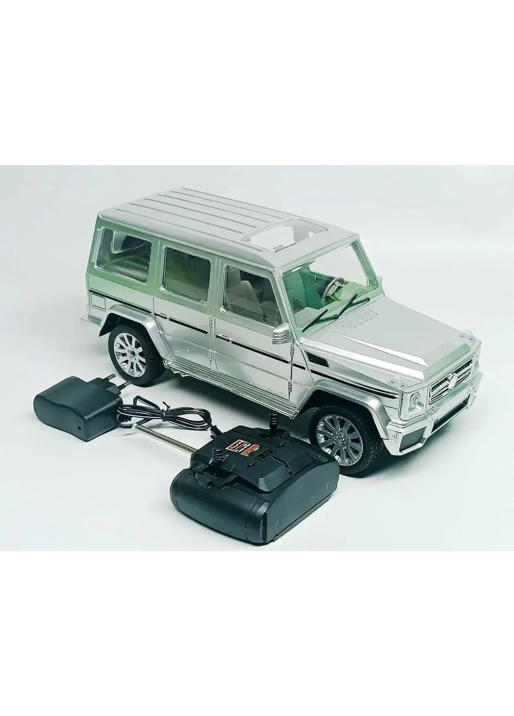 Машинка Гелік Mercedes-Benz 32 см на радіокеруванні, сірий Гелендваген 32 см для дітей No Brand (371646594)