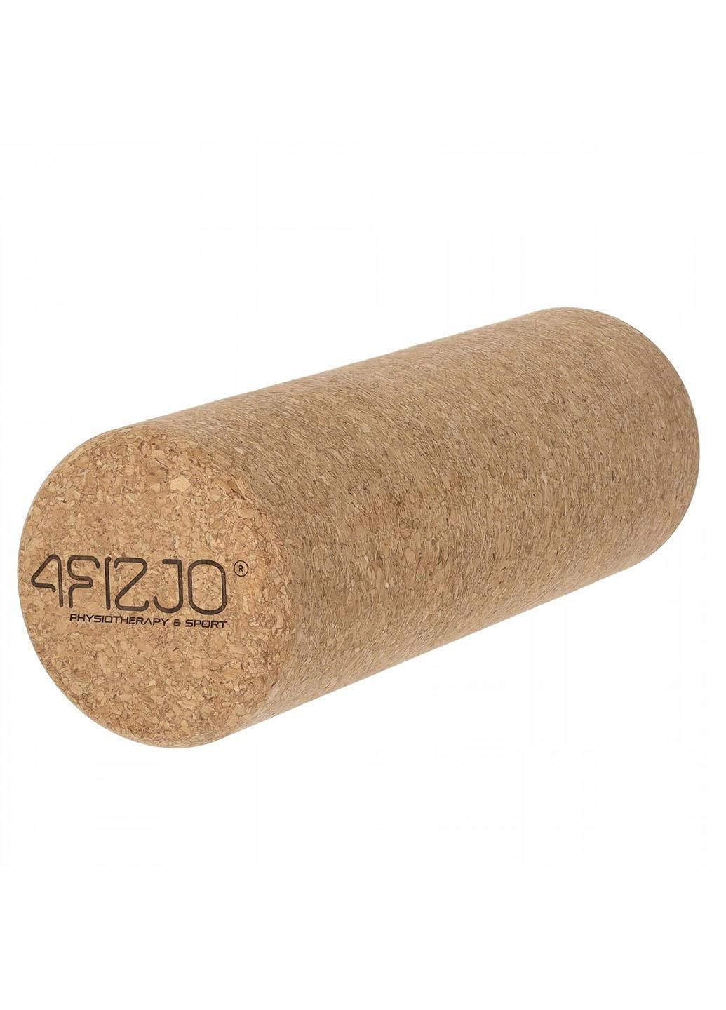Массажный ролик Cork 30 x 10 см (валик, роллер) гладкий 4FJ0569 4FIZJO (280911260)