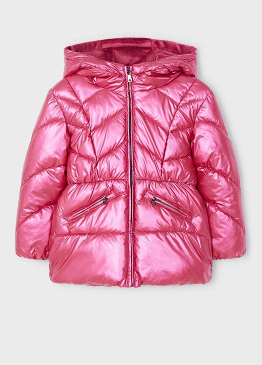 Розовая куртка для девочки Mayoral