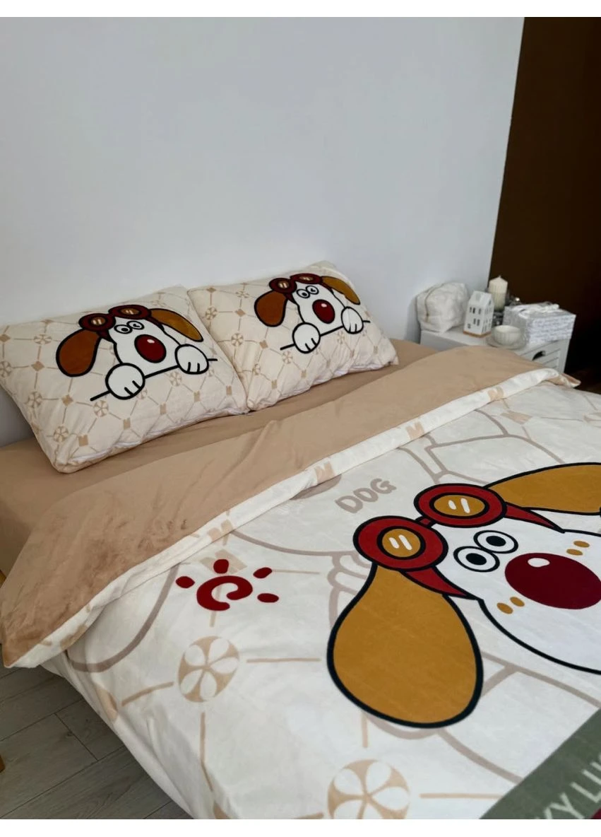 Постільна білизна дитяча плюшева полуторна 21469 160х215 см Dushka Home (381721749)