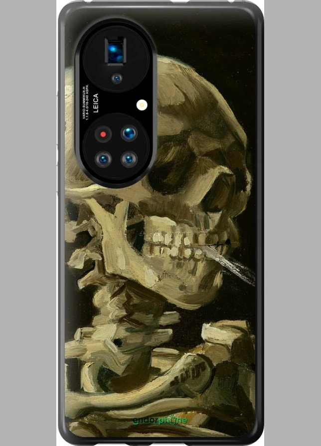 Чехол на HUAWEI P50 Винсент Ван Гог. Череп "5544u-2292-70447" Endorphone (387727824)