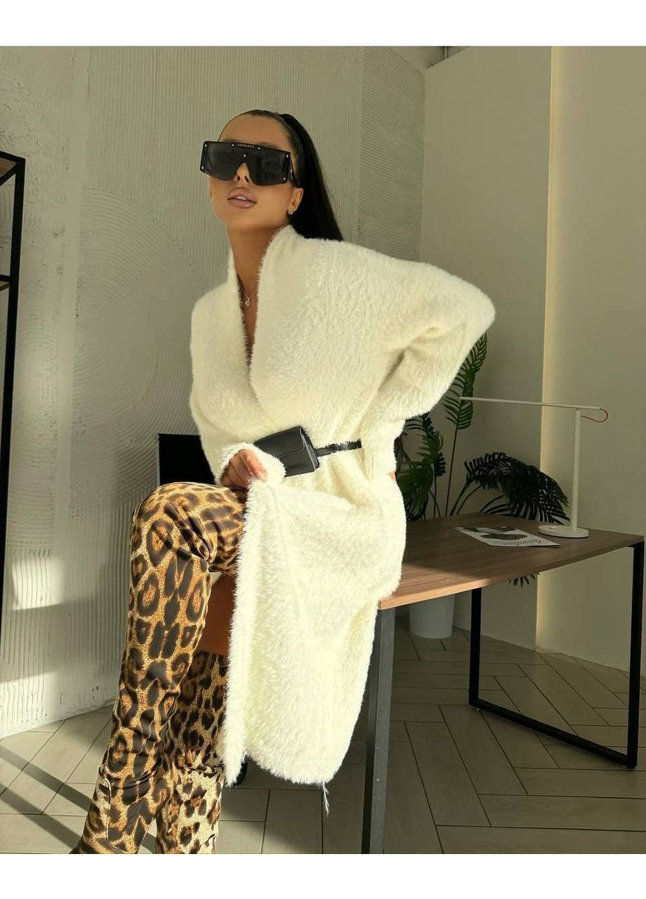 Молочный демисезонный кардиган Style Point