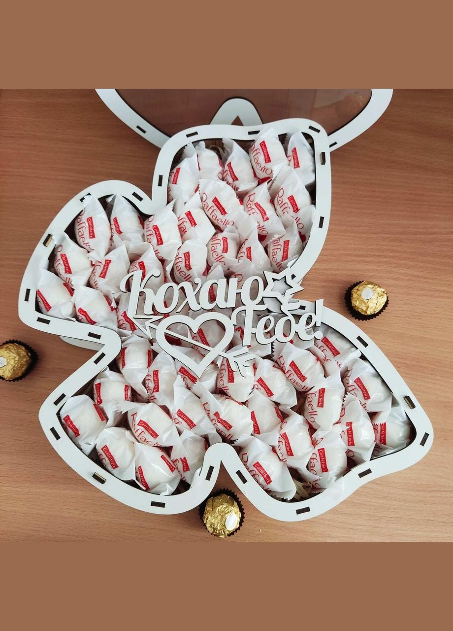 Подарунковий бокс метелик з цукерками Raffaello (ar64) No Brand (315888754)