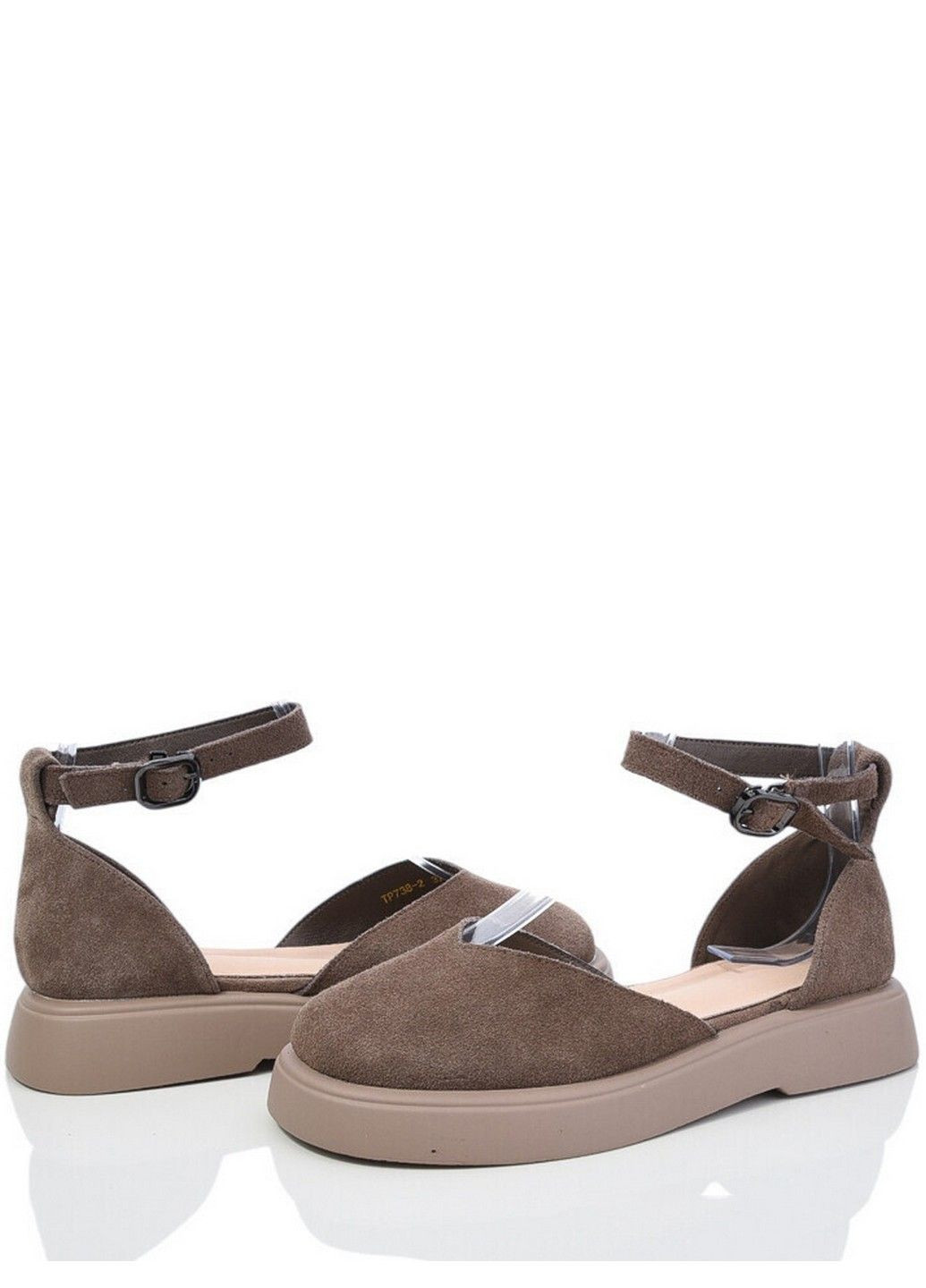 ITTS Замшеві туфлі TTPN738-1 коричневий з натуральна замша, китай — літо (322620281)