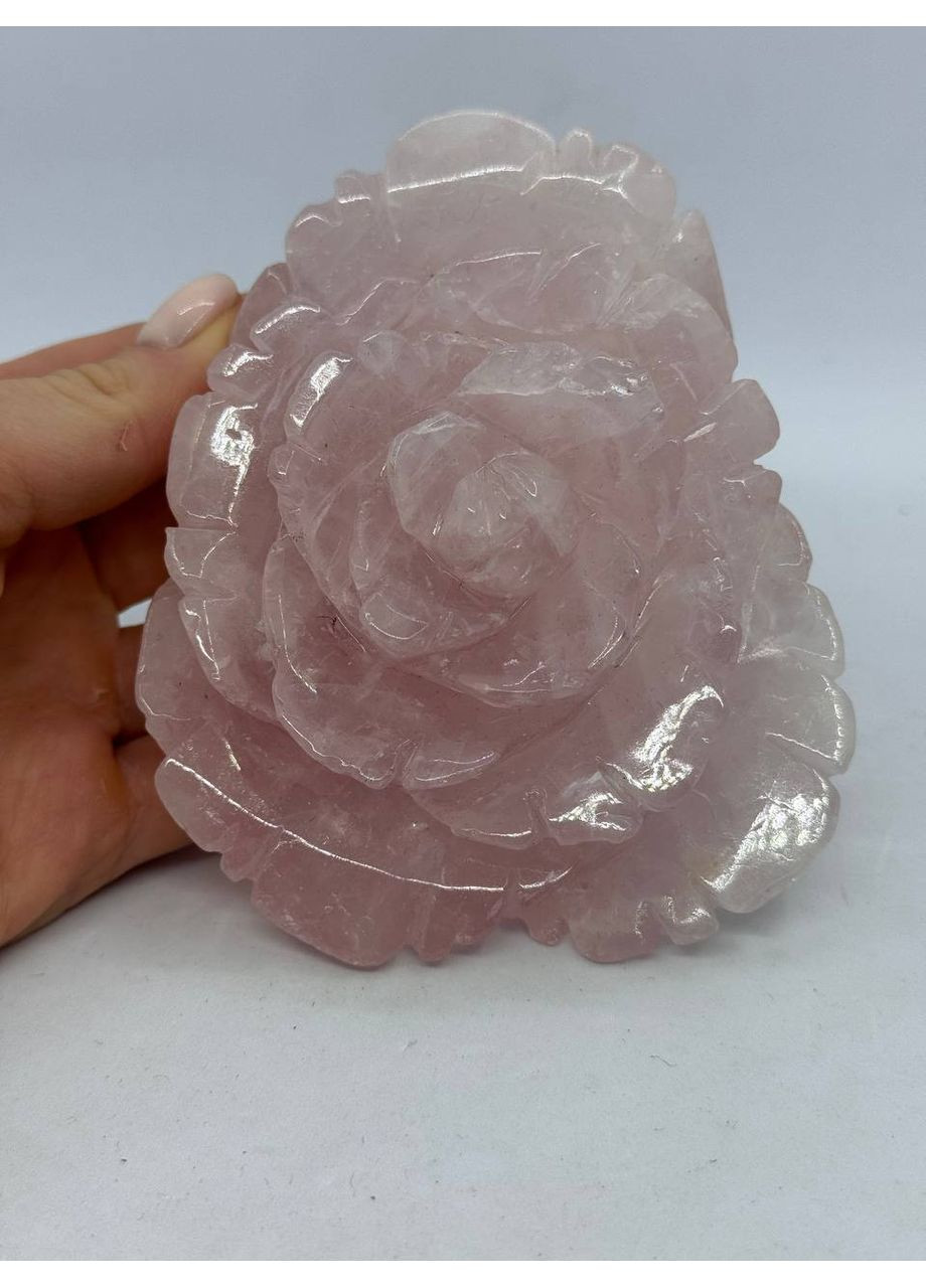 Роза из розового кварца 110*90*40 мм. Розовый No Brand (363829830)