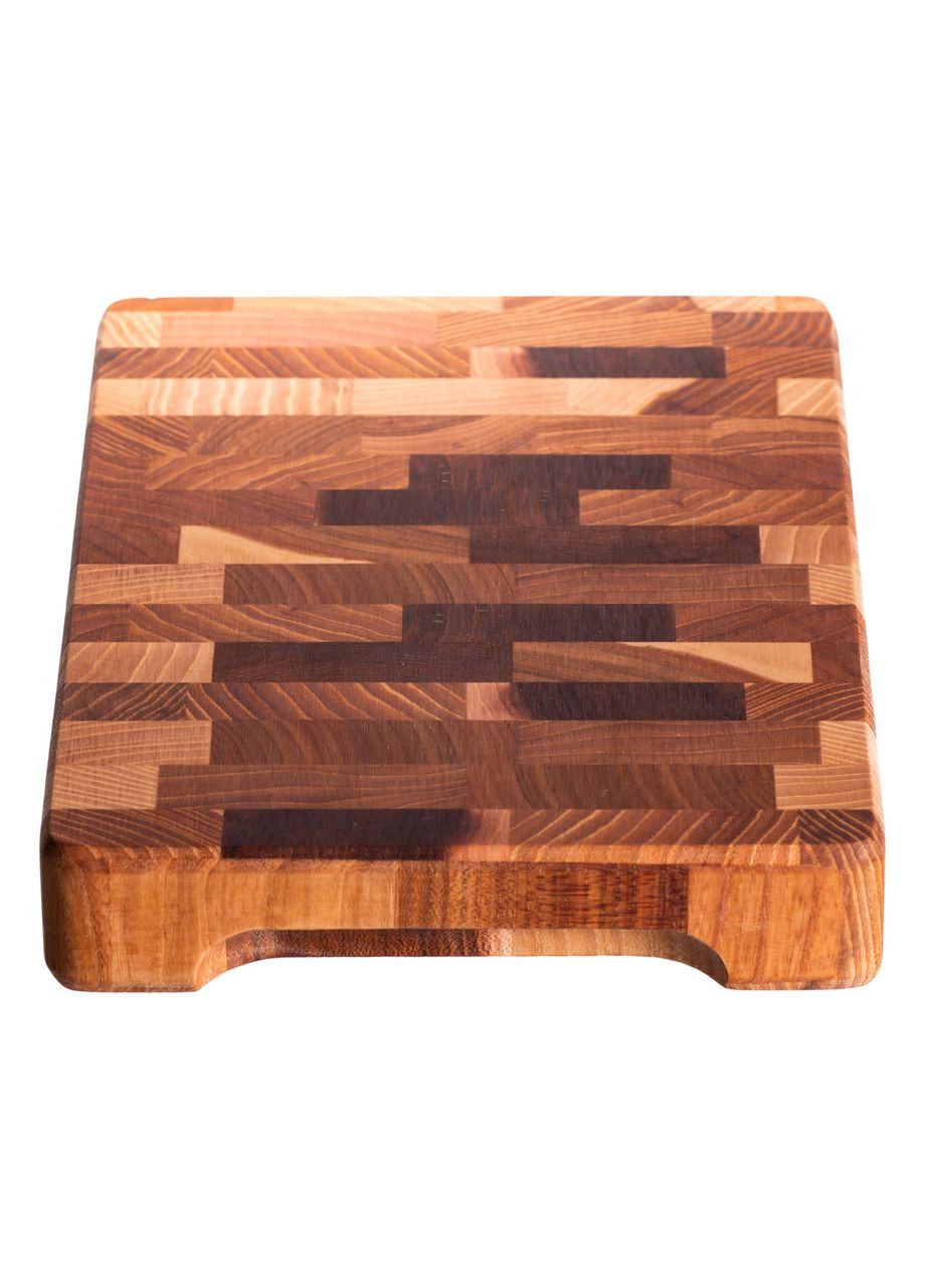 Обробна дошка з дуба 35×25 см Доміно, дерев’яна кухонна дошка для нарізання та сервірування страв C51W250350D LUGI (370974787)