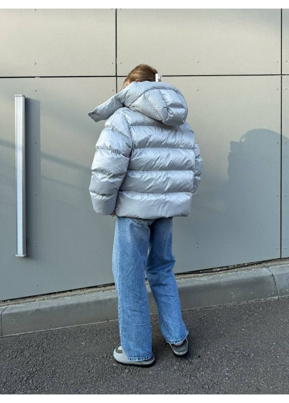 Серая зимняя куртка зимняя утепленная ''самира'' Mirage