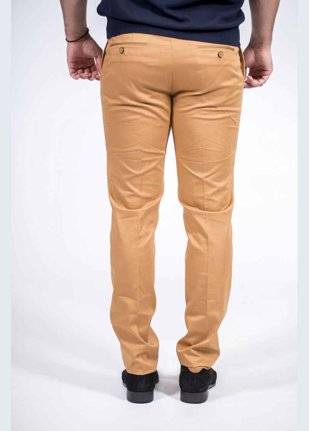 Чоловічі класичні брюки без підкладки на блискавці з кишенями Avvenente (кориця, ), 45155 No Brand (331885542)