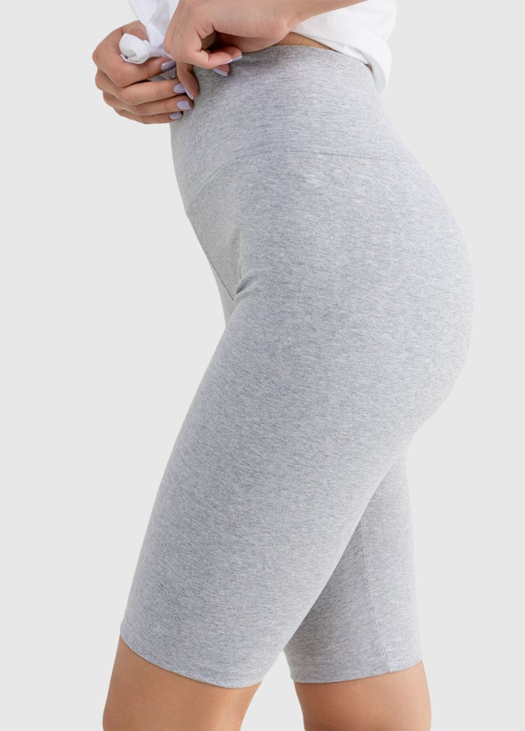 Велосипедки однотонные женские CTM WBC02313 Серый shop (2000989912590) LAWA (354935770)