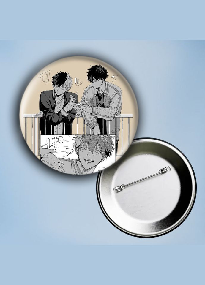 Значок на булавке Аниме Ветролом #7 металлический 56 мм No Brand (304508945)