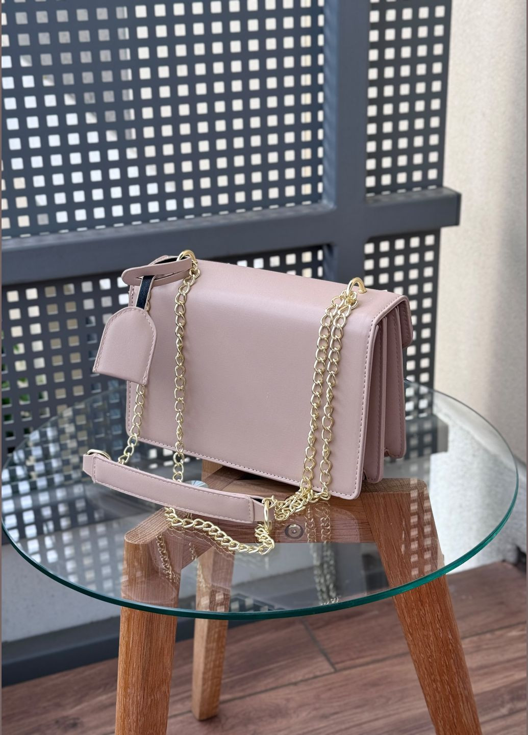 Женская сумка Guess 18091 кросс-боди бежевая No Brand (300567510)