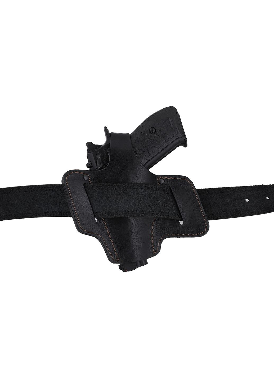 Кобура Форт-12 поясна не формована "метелик" (шкіра, чорна) Сварог (342375185)