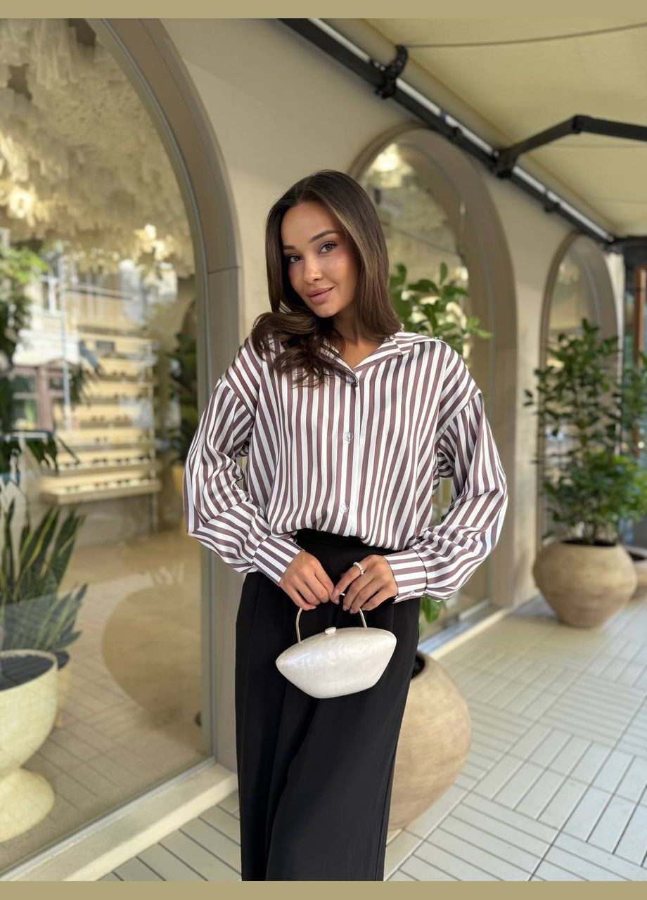 Коричневая рубашка Osoblyva