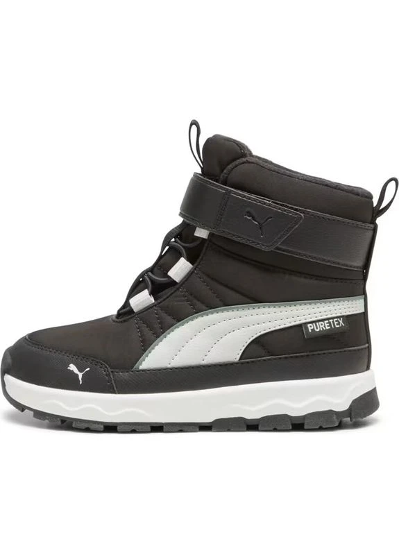 Ботинки детские черно-белые 392649-02 Puma EVOLVE PURETEX (399957285)