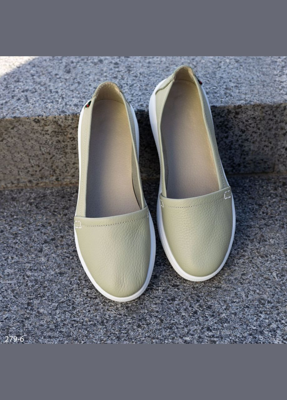 Оливковые мокасины Vakko