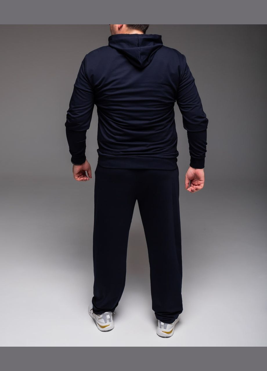 Мужской темно-синий спортивный костюм с капюшоном. Vakko (291996125)