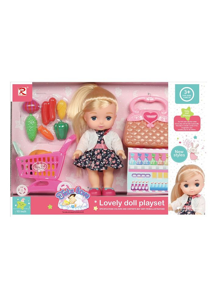 Лялька 8352 сумочка, візок (супермаркет), продукти Home (303188660)