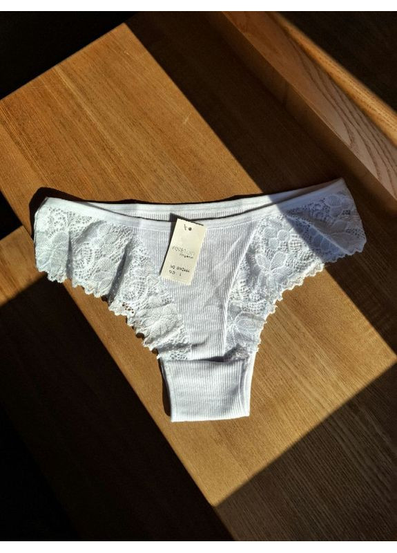 Женские трусики в рубчик 6 шт Finetoo Танга (358936122)