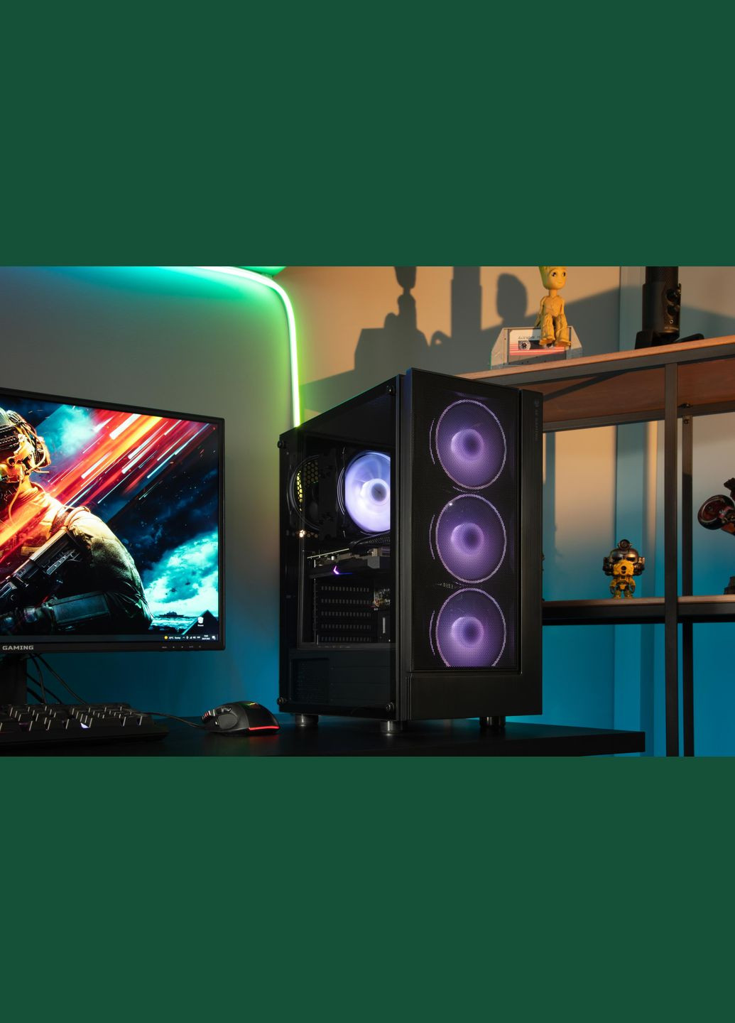 Комп’ютер персональний Complex Gaming Intel i5-12400F, 16Gb, F1TB, NVD4060-8, B660, G3301, 600W, FreeDos 2E Gaming (316391595)