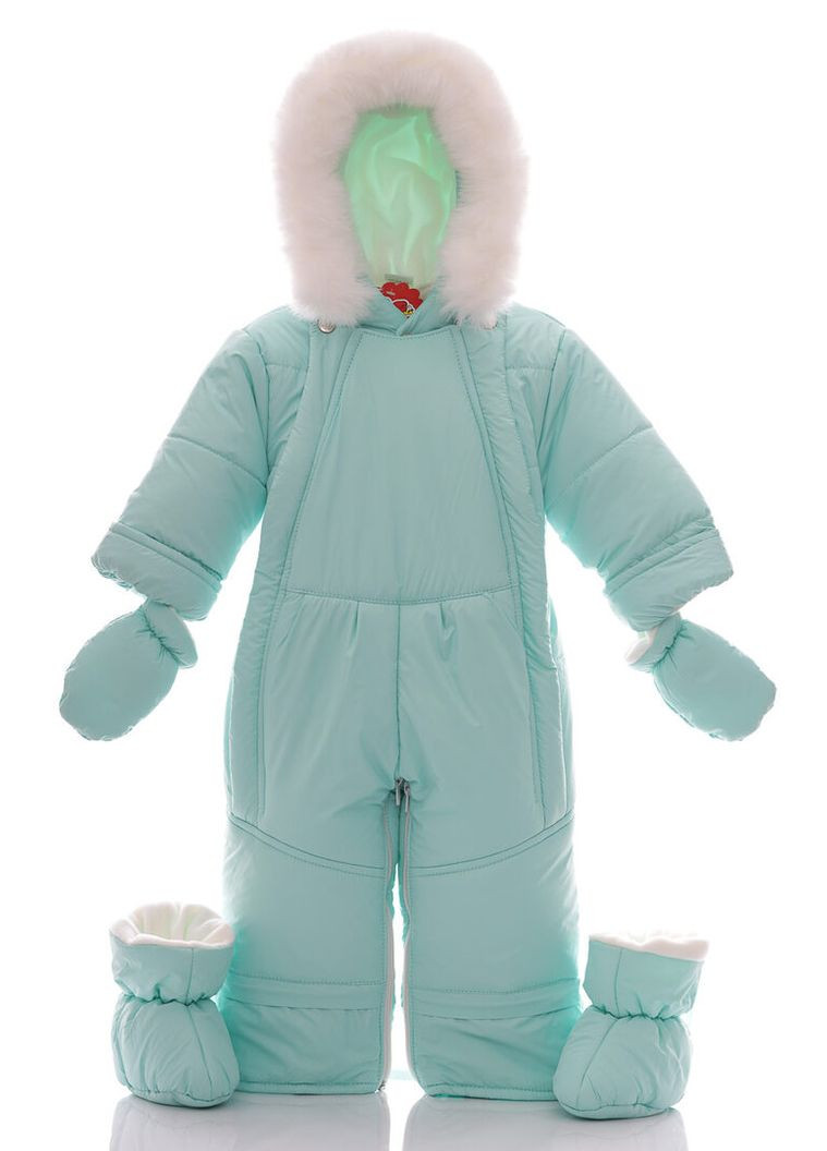 Комбінезон Трансформер на холофайбері Євро м'ятний 92 см (50743) BABYKROHA (315423866)