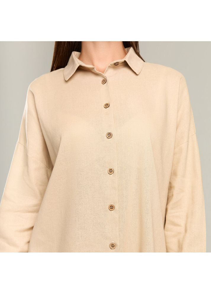 Сорочка Loom жіноча Темний беж Pobedov (371996187)