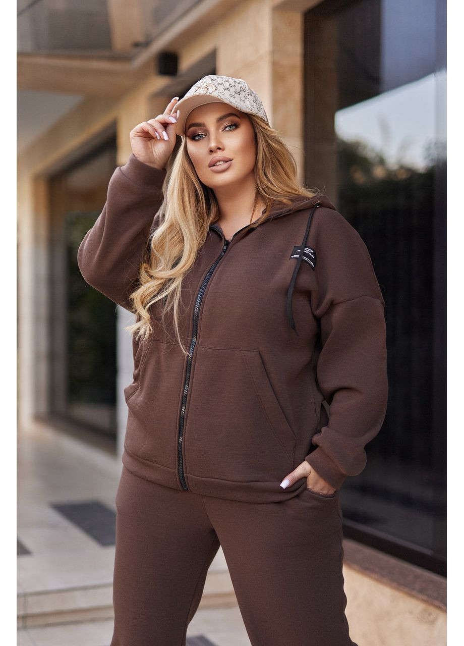 Жіночий спортивний костюм з нашивками Fashion (360769187)