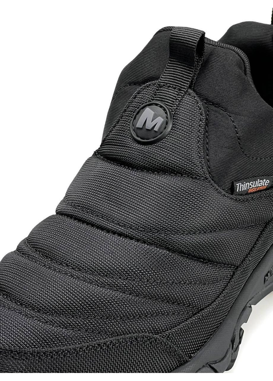 Чорні Осінні кросівки чоловічі merrell No Brand Nova Moc GTX Black