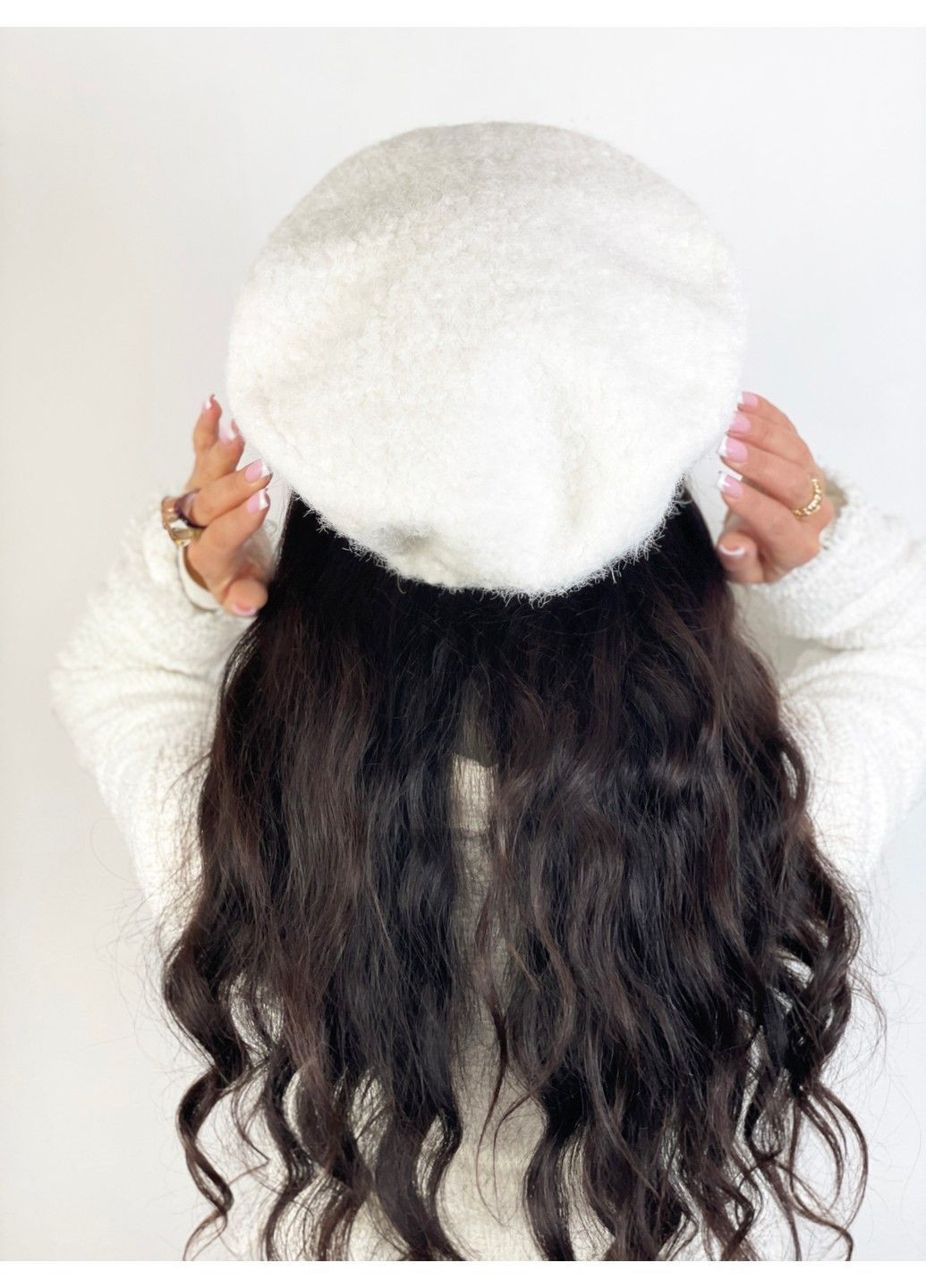 Теплый французский берет шерсть Альпака BANDANA QUEEN (364550782)